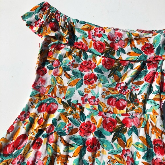 NWT Forever 21 Floral Mini Dress Size L - Picture 4 of 11
